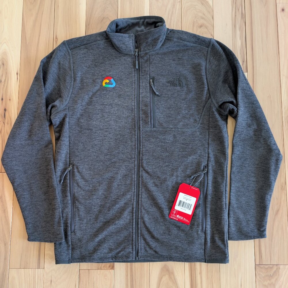 Google Cloud North Face zip fleece - new with tags - rare